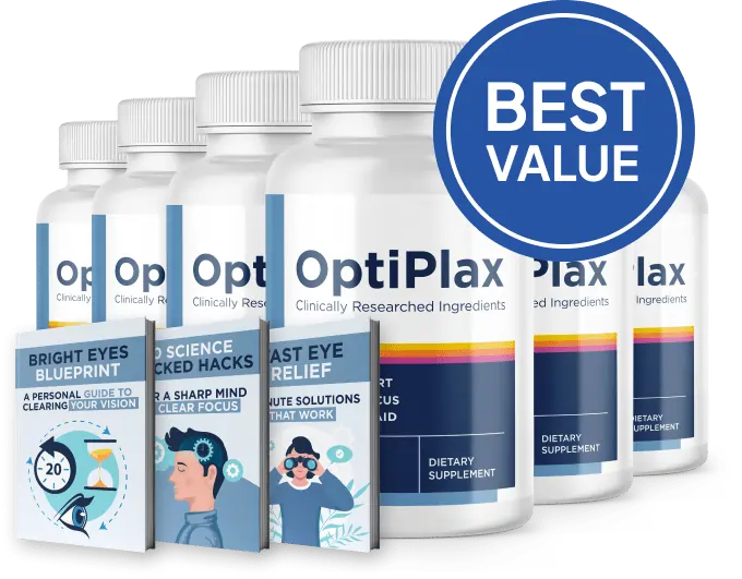 OptiPlax 6 Bottle Package 180 Day Supply Best Value Free Shipping